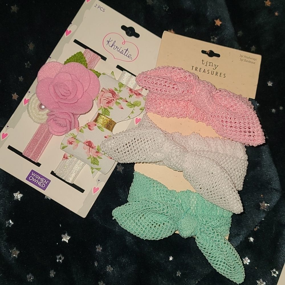 Headband hair bow bundle